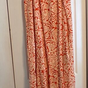 Rachel Zoe Orange and White Floral Dress